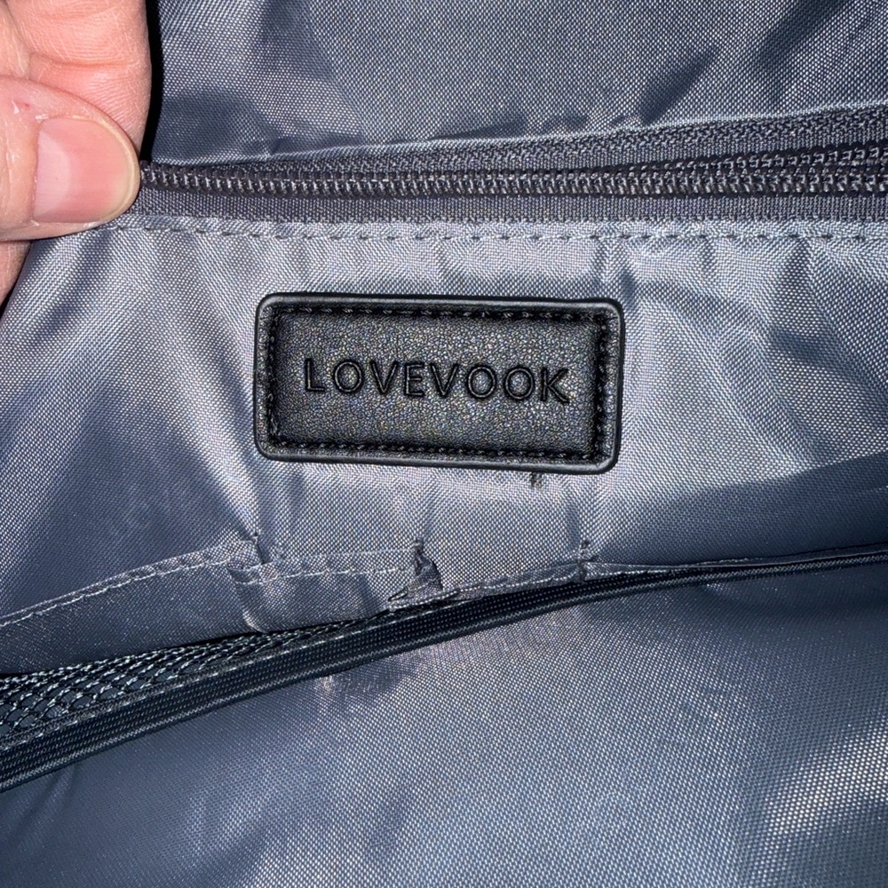 LOVEVOOK Gray Diaper Bag Backpack Large Travel Baby Bag Multi Pocket Minimalist - Picture 3 of 16